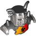 LEGO Black Helmet M Wings Deksilver Visor (51764)