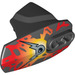 LEGO Noir Hero Factory Armor avec Douille à rotule Taille 5 avec Flames et Feu (90639 / 93299)