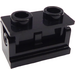 LEGO Black Hinge Brick 1 x 2 Assembly