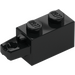 LEGO Black Hinge Brick 1 x 2 Locking with Single Finger On End Horizontal (30541 / 53028)