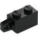 LEGO Black Hinge Brick 1 x 2 Locking with Single Finger (Vertical) On End (30364 / 51478)