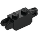 LEGO Black Hinge Brick 1 x 2 Vertical Locking Double (30386 / 39893)