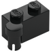 LEGO Black Hinge Brick 1 x 4 Swivel Top (3830 / 65122)