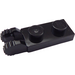 LEGO Black Hinge Plate 1 x 2 with Dual Fingers (44302 / 54657)