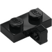 LEGO Black Hinge Plate 1 x 2 with Vertical Locking Stub with Bottom Groove (44567)