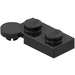 LEGO Black Hinge Plate 1 x 4 Top (2430)