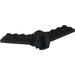 LEGO Schwarz Hinge Plate 2 x 4 with Articulated Joint Assembly