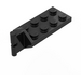 LEGO Black Hinge Plate 2 x 4 with Articulated Joint - Male (3639)