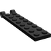 LEGO Noir Charnière assiette 2 x 8 Jambes (3324)