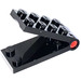 LEGO Schwarz Hinged Platte 2 x 4 (3149)