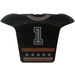 레고 검은색 Hockey Jersey ~와 함께 Number 1 (47577 / 49212)