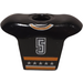 LEGO Zwart Hockey Player Jersey met NHL logo en 5 (47577)