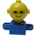 LEGO Zwart Homemaker Figure met Geel Hoofd