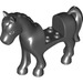 LEGO Schwarz Pferd mit Schwarz Mane (26552)