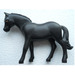 LEGO Black Horse with Black Tail and White and Black Shoes with Dark Orange Outlined Eyes with White Glint Pattern (6171 / 44770)