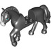 LEGO Negro Caballo con Blanco Nariz Patch (92173)