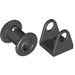 LEGO Black Hose Reel 2 x 2 Holder with Black Drum