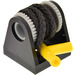 LEGO Black Hose Reel 2 x 2 Holder with String and Yellow Hose Nozzle