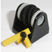 LEGO Black Hose Reel 2 x 2 Holder with String and Yellow Hose Nozzle Elaborated