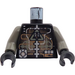 LEGO Zwart Insectoids Droid met Koper en Zilver Patroon Torso (973 / 73403)