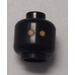 LEGO Black Jawa Head (Safety Stud) (3626)