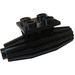 LEGO Black Jet Engine with Ridges with 2 x 2 Top Plate (4229)
