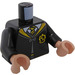 LEGO Noir Justin Finch-Fletchley Minifigurine Torse (973 / 76382)