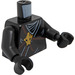 LEGO Nero Kendo Cole Busto con Teschio e Marrone Leather Straps (76382 / 88585)