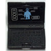 LEGO Zwart Laptop met Buitenaards wezen Sticker (62698)