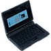 LEGO Black Laptop with Person with Description and Questionmark Sticker (18659)