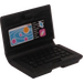LEGO Black Laptop with Solar System and Comet Sticker (18659)