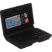 LEGO Black Laptop with Solar System and Comet Sticker (18659)