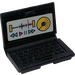 LEGO Zwart Laptop met Geluid Recording Sticker (18659)