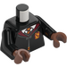 LEGO Svart Lee Jordan Minifigur Kropp (973 / 76382)