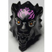 LEGO Black Lord Ras Head with Dark Pink Markings (102885)