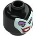 LEGO Black Maleficent Minifigure Head (Recessed Solid Stud) (3274 / 104084)