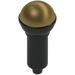 LEGO Black Microphone with Half Gold Top (20274 / 93520)