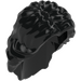 LEGO Black Mid-Length Wavy Hair with Center Parting (86398 / 90396)