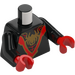 LEGO Black Miles “Spin” Morales Minifig Torso (973 / 76382)