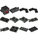 LEGO Schwarz Minecraft Spinne mit Halterung for Jockey