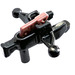 LEGO Black Minifig Crossbow with Blaster and Reddish Brown Trigger