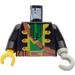 LEGO Zwart Minifiguur Torso (973 / 74331)