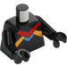 LEGO Zwart Minifiguur Torso (973 / 76382)