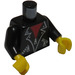LEGO Black Minifig Torso with Leather Jacket (973 / 73403)