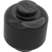 LEGO Black Minifigure Head (Solid Stud) (3626)