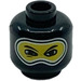LEGO Black Minifigure Head with Balaclava (Safety Stud) (3626)