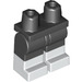LEGO Noir Minifigure Hanches et jambes avec blanc Boots (3815 / 21019)