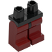 LEGO Noir Minifigurine Les hanches avec Rouge Foncé Jambes (3815 / 73200)