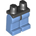 LEGO Zwart Minifigure Heupen met Medium Blauw Poten (3815 / 73200)