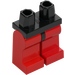 LEGO Schwarz Minifigur Hüften mit Rot Beine (73200 / 88584)